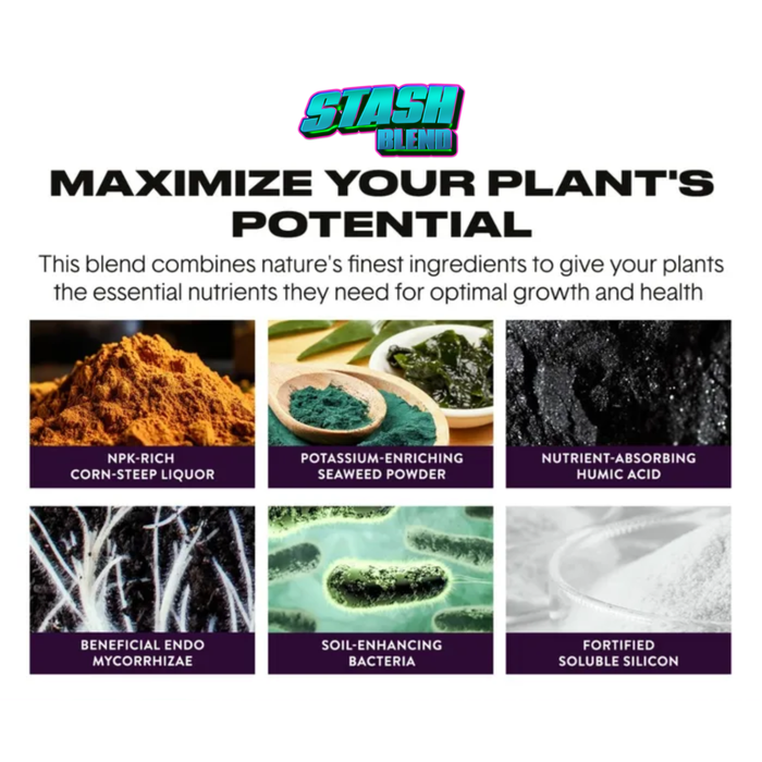 Stash Blend Premium Plant Additive - Maximize Your Potential