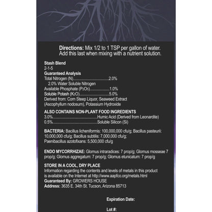 Stash Blend Premium Plant Additive directions