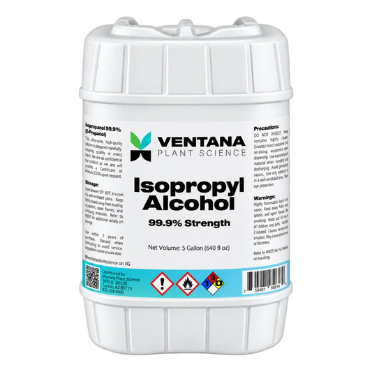 Ventana Plant Science  Isopropyl Alcohol 5 gallons