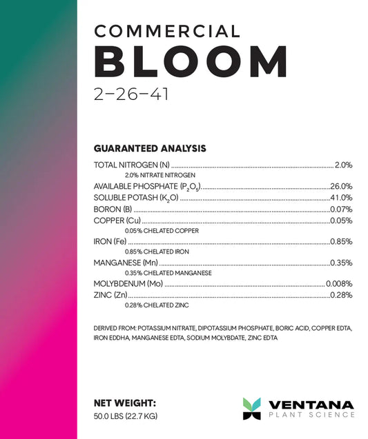 Ventana Plant Science - Commercial Bloom (2-26-41)